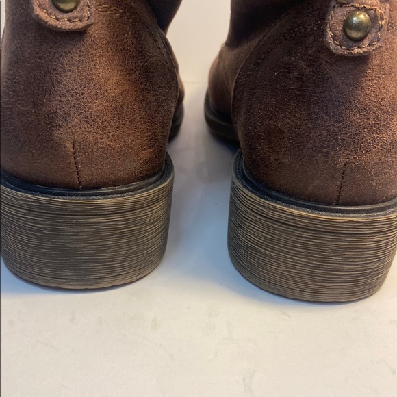 Brown Lace-Up Ankle Boots - Picture 9 of 10